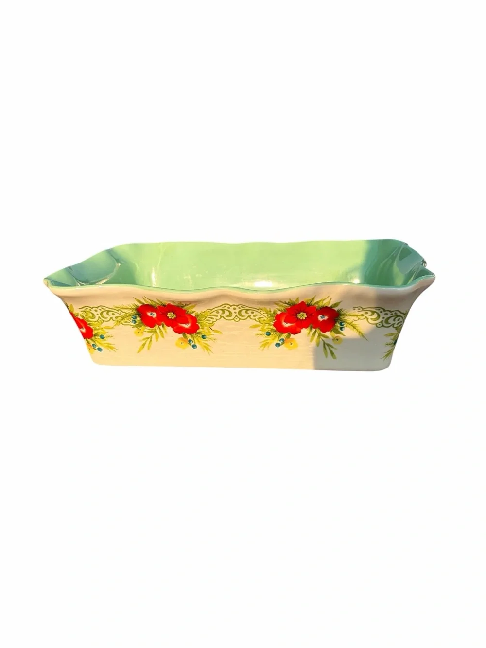 PIONEER WOMAN FLORAL 9X13 STONEWARE BAKING / SERVING DISH